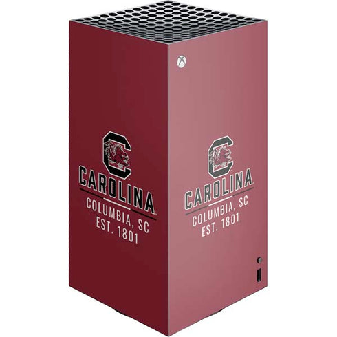 University of South Carolina Columbia SC, EST. 1801 XBox Series X Digital Edition Console Skin